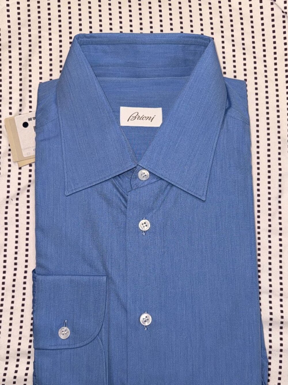 NWT Brioni Brunico Shirt 42R – $780, In Original Packaging